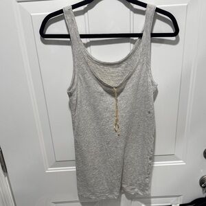 American Eagle Outfitters Light Gray Tank Top